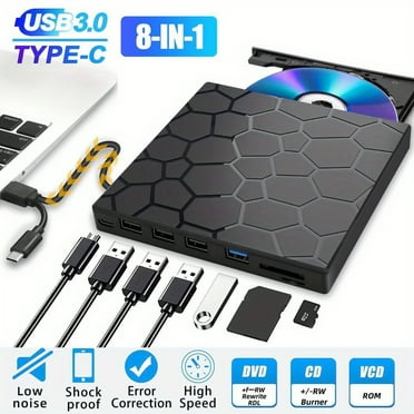 Seven-in-one multi-function external optical drive computer USB optical ...
