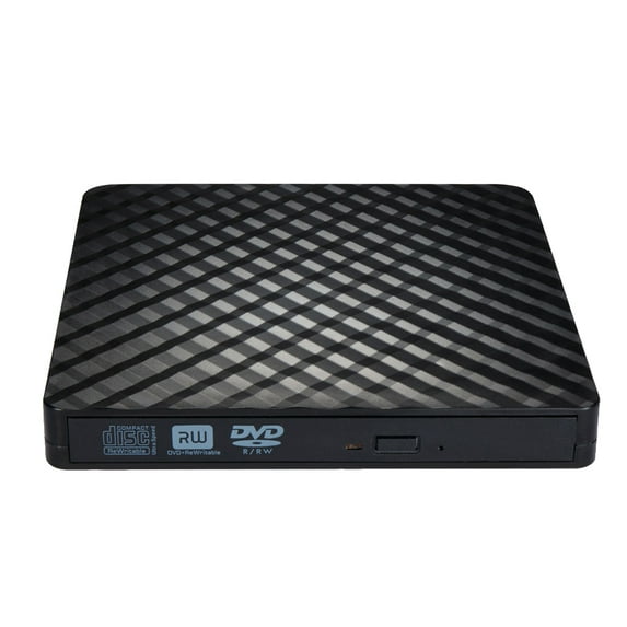 External CD DVD Drive, USB 3.0 and Type-C Portable Drive Reader, DVD/CD ROM Burner Rewriter ,Easy to Use