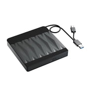 External CD/DVD Drives Slim DVD RW Optical Drive Portable CD DVD Burner Reader Writer for Laptop PC Windows 11 10 Linux MacOS