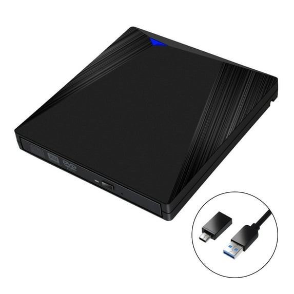 Mad Hornets Type-C/Usb3.0 High-Speed External Cd Dvd Drive Player Burner Laptop Pc Blk