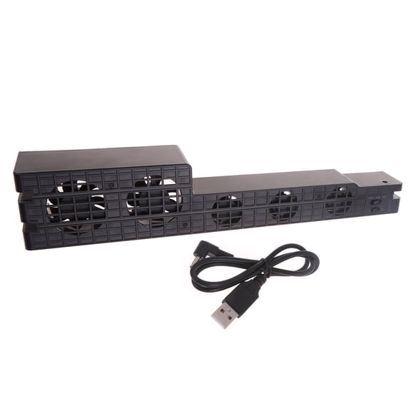 External Cooling Fan Super-Turbo Cooler Fit for Game Console Vertical Stand USB Temperature Control Cooler Fan