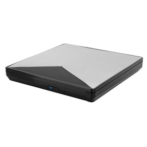 External DVD Drive Aluminum Alloy USB 3.0 Portable CD ROM Read Write Burner Player for Desktop Laptop PC, High Speed Data Transfer Optical Drive