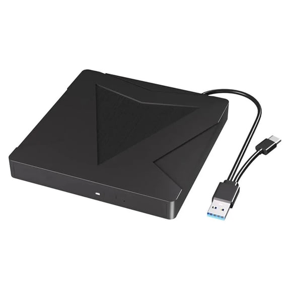 External DVD Drive CD DVD -/+RW Player Burner Portable Optical Drive for Laptop PC Computer Notebook Windows 11 10 Mac