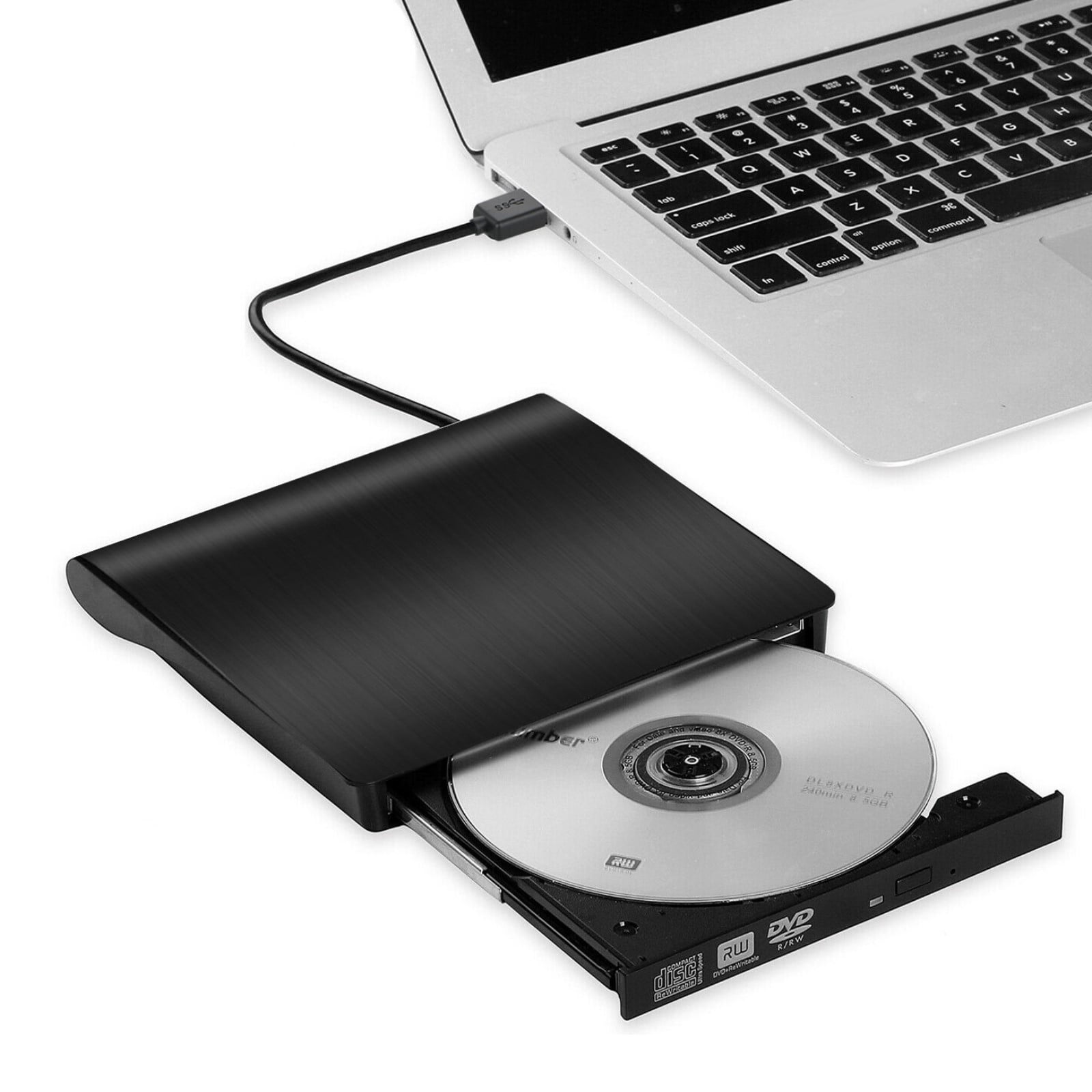 External DVD Drive for Laptop, EEEkit USB 3.0 Portable External CD/DVD