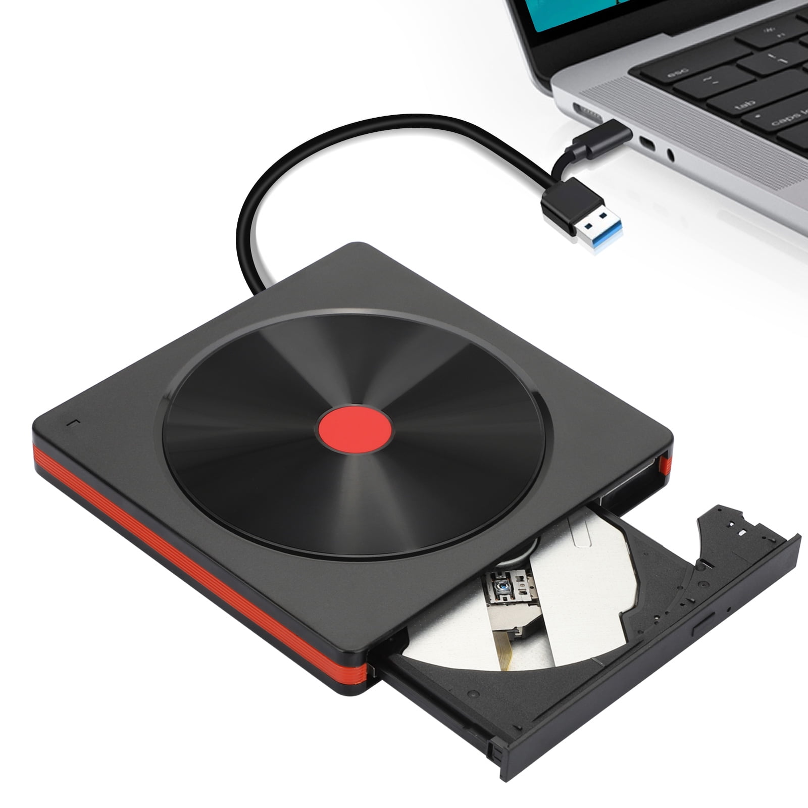 15% sur CABLING® Lecteur CD DVD Externe USB 3.0 DVD/CD-RW ROM