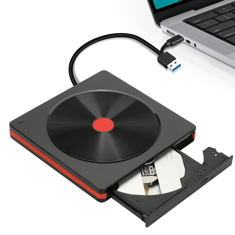 External DVD Drive for Laptop, TSV USB 3.0 Type-C CD/DVD +/-RW