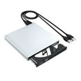 thumbnail image 1 of External DVD Drive Optical Drive USB 2.0 CD ROM Player CD-RW Burner Writer Reader Recorder Portatil For Laptop PC ,High Volume Speakers, 1 of 7