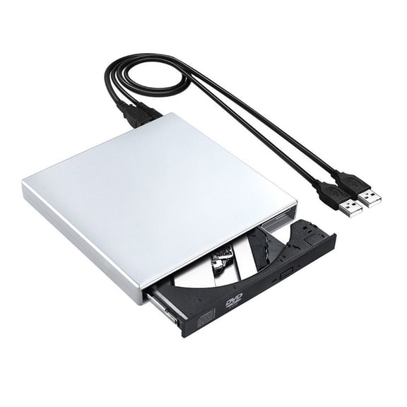 External DVD Drive Optical Drive USB 2.0 CD ROM Player CD-RW Burner Writer Reader Recorder Portatil For Laptop PC ,High Volume Speakers