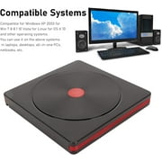 External DVD Drive,USB 3.0 External CD Drive Portable CD DVD +/-RW Drive/DVD Player for Laptop CD ROM Burner,for Laptop Desktop PC Windows 11/10/8/7 Linux OS Apple Mac MacBook