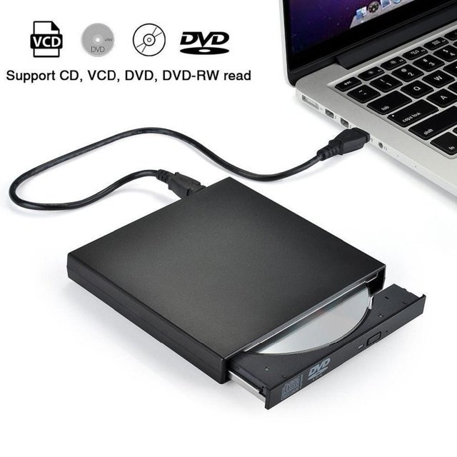 External DVD ROM Optical Drive USB 2.0 CD DVD ROM CD RW Player Burner