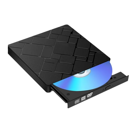 External DVDs Drive USB3.0 Type C CDs Burners Writer 10000H Lifespans for Home Office Use
