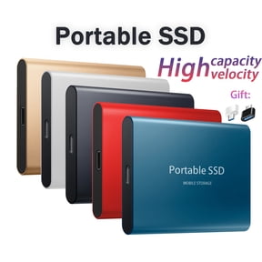External Data Storage Ssd, 16Tb Fast Solid State Game Drive, Mobile Solid State Drive, Gift for Gamer, Polished Silver 3X2.5 Inch Portable Usb 3.2 Hard Disk, Supports Smooth Large