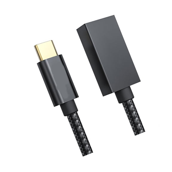 External Drive OTG Cable, Braided USB Data Adapter Cable with USB 3.1 Gen2 Speed and PD 60W 3A Power Use
