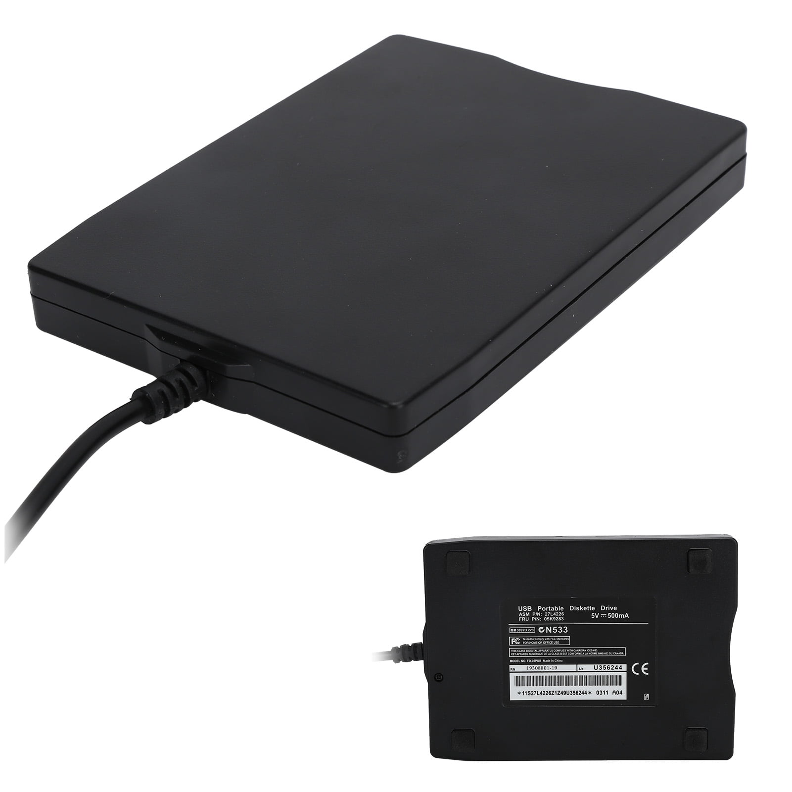 External Floppy Disk Drive USB Floppy Disk Drive External Portable 1.44MB FDD Universal For