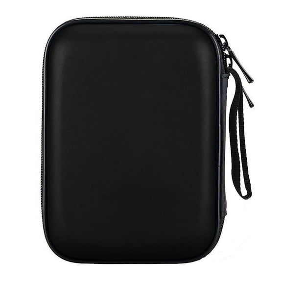 External Hard Drive Case - High Protection Portable Travel Electronic Power Bank Bag,Black