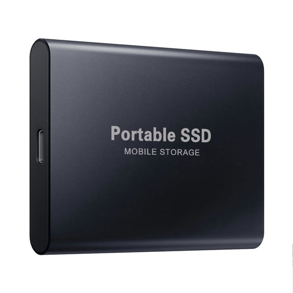 External Hard Drive SSD Portable High Speed USB Storage 128TB,HMB & SLC Cache High Speed Storage for Gaming PC, Laptop, Desktop & Workstation