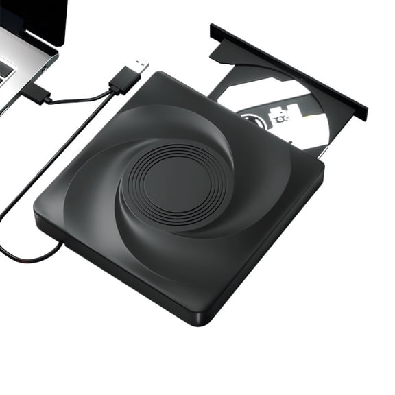 External Optical Drive for Laptop PC Support CD DVD -/+RW Player Burner Compatible with Windows10/11/Mac