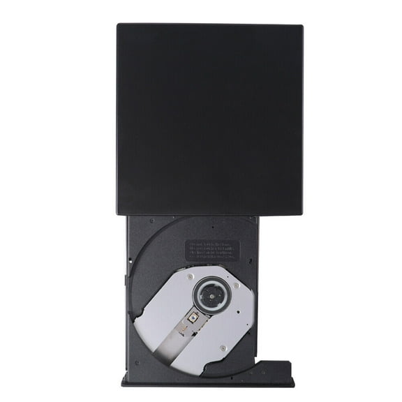 External Portable Slim Design CD/DVD RW Write/Read Drive, USB 2.0, Black