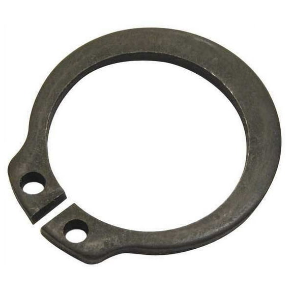 External Retaining Ring, Steel Black Phosphate Finish, 7/8 in Shaft Dia, 10 PK(SHR-87ST PA)