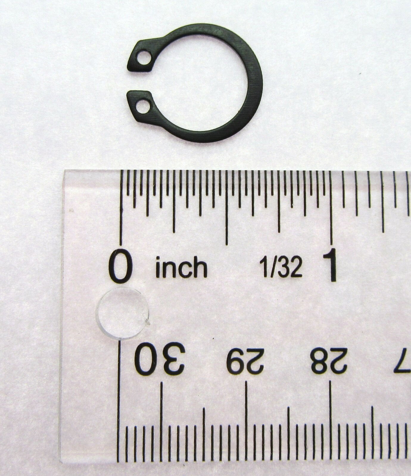 External Retaining Snap Ring 1/2 inch Black Oxide Spring Steel ...
