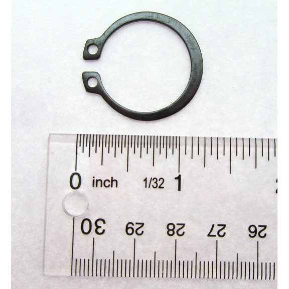 External Retainting Snap Ring 1 inch Black Oxide Spring Steel