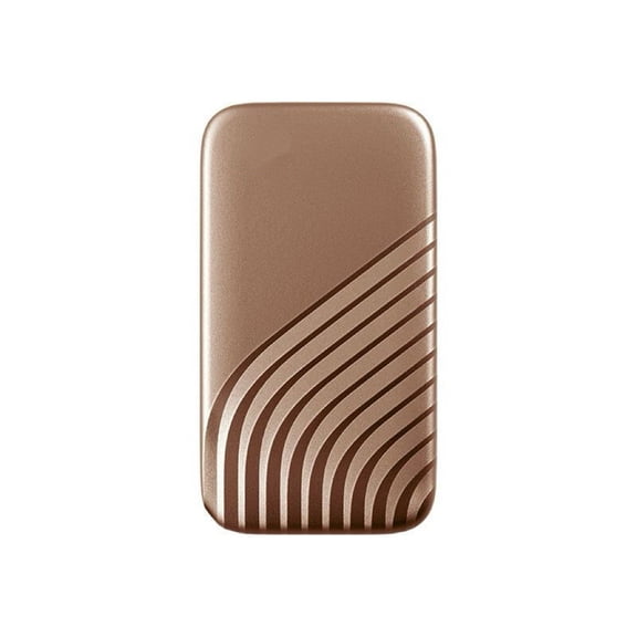 External SSD Portable Drive, 1050MB/s High Speed Solid State Storage for PC Laptop, Rugged Backup Drive for Photos Videos Gold