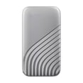 thumbnail image 1 of External SSD Portable Drive, 1050MB/s High Speed Solid State Storage for PC Laptop, Rugged Backup Drive for Photos Videos Silver, 1 of 6