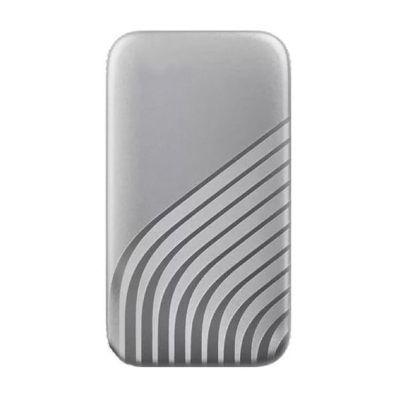 External SSD Portable Drive, 1050MB/s High Speed Solid State Storage for PC Laptop, Rugged Backup Drive for Photos Videos Silver