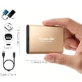 thumbnail image 1 of External SSD Portable Drive, High Speed Metal Storage for Laptop Desktop Gaming, Compact Rugged Design, 1 of 4