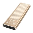 thumbnail image 1 of External SSD Portable Drive, High Speed USB 3.1 Storage for Laptop Desktop PC, Shockproof Mobile Hard Drive Gold, 1 of 3