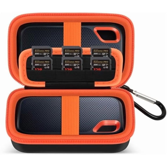 External Solid State Drive Case-Orange (Box Only)