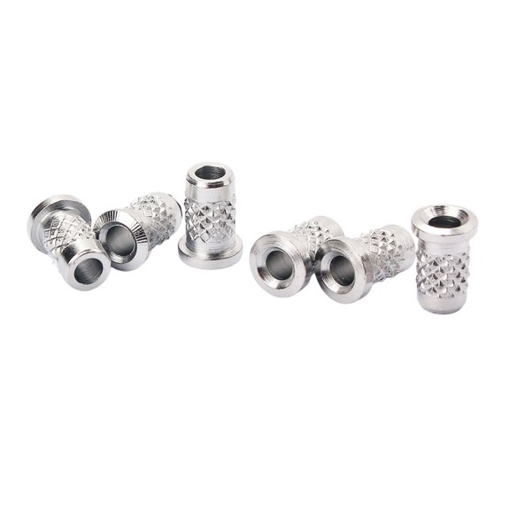 External Threads Guitar String Retainer Caps, Rust-Proof Electric Guitar Hardware Ferrules for Long-Lasting Use