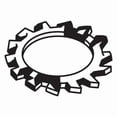 thumbnail image 1 of External Tooth Lock Washer, For Screw Size #8 Steel, Zinc Plated Finish, 100 PK, 1 of 1