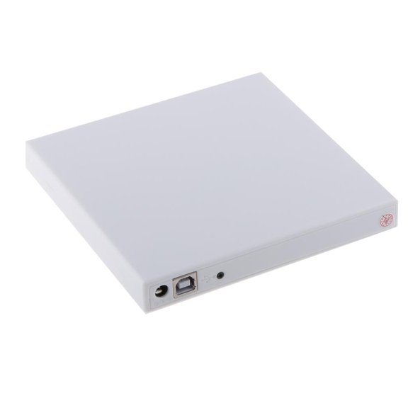 External USB 2.0 RW Writer Drive Burner Reader Player for Laptop PC White