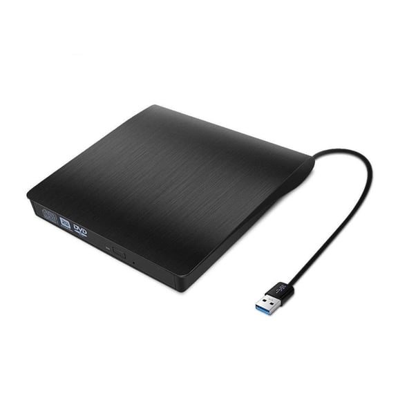External USB 3.0 High Speed DL DVD RW Burner CD Writer Slim Portable Optical ,Media Combo