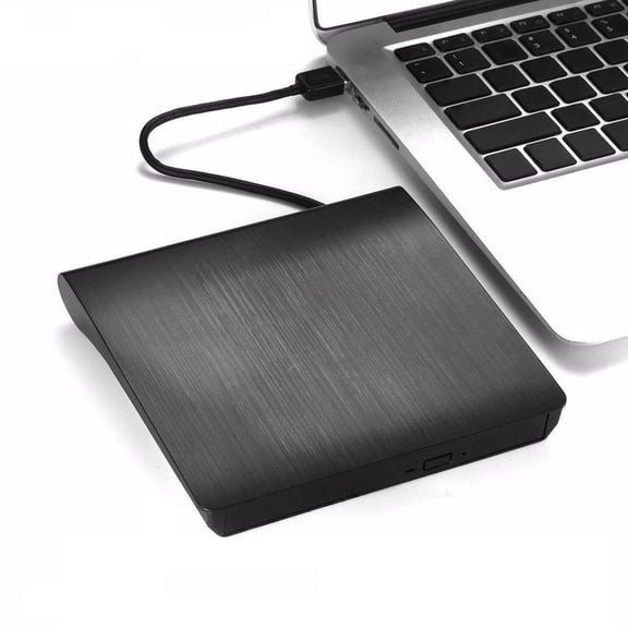 External USB 3.0 Portable CD DVD RW Writer for Windows 10 Laptop/Desktop