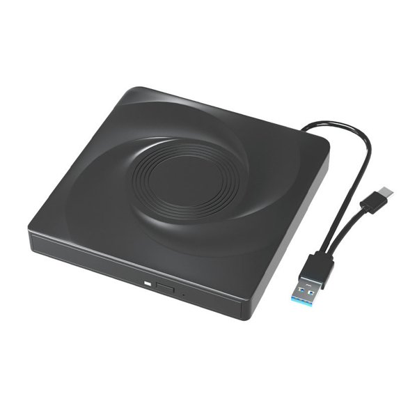 External USB 3.0 Type-C Optical BD/CD/DVD Drive Burner for Windows/macOS/Linux
