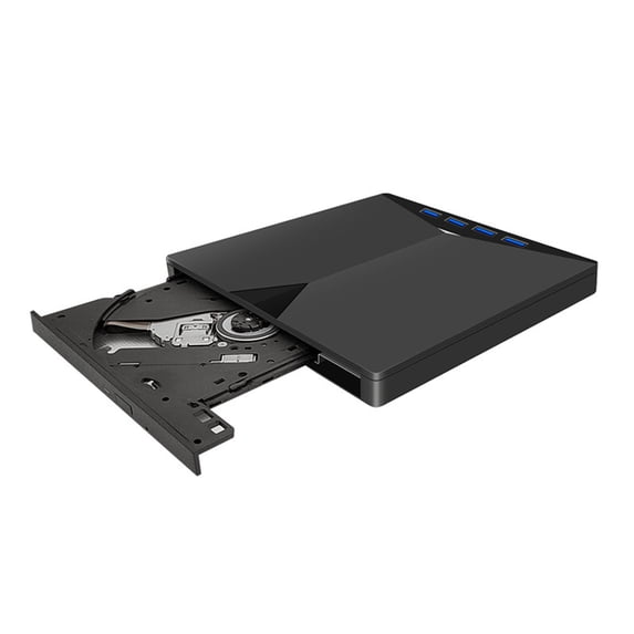 External USB VCD CD Drive Ultra Slim Portable CD Writer Reader Player ...
