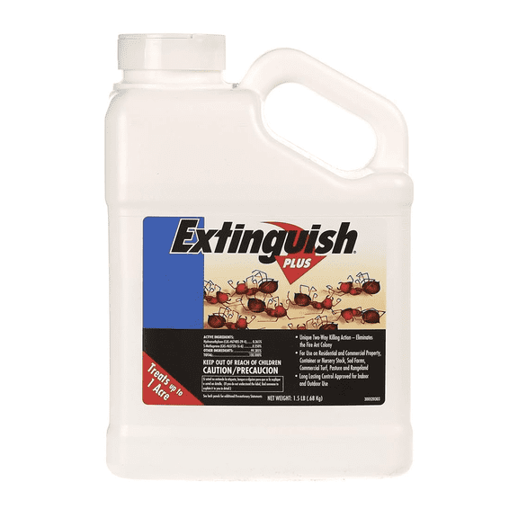 Extinguish Plus Fire Ant Bait Granules - Eliminates Entire Colony - 1.5 lb jug by Zoecon