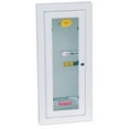 thumbnail image 1 of Extinguisher Cabinets, Semi-Recessed w/Keyed Lock, Galvanized Steel, Tan, 10 lb, 1 of 2