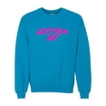 thumbnail image 1 of Extra AF Retro Style Funny Unisex Adult Crew Sweatshirt-Sapphire-medium, 1 of 4