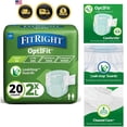 thumbnail image 1 of Extra+ Adult Diapers, Disposable Incontinence Briefs, Leak-Proof Diaper, Abso..., 1 of 7