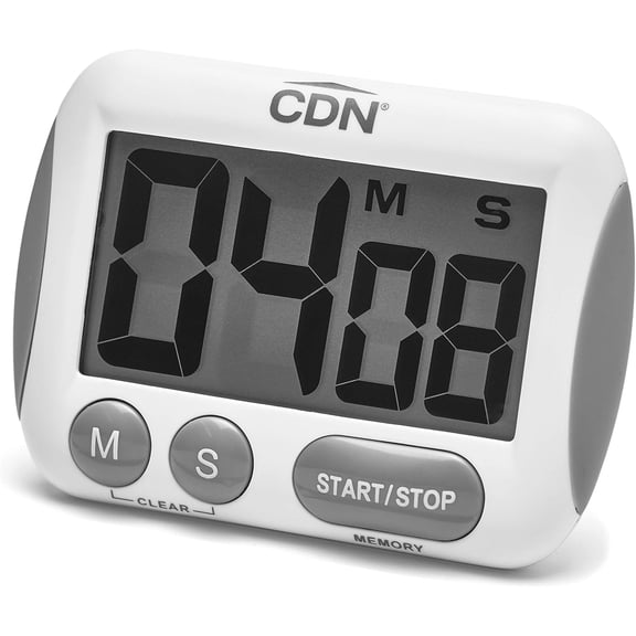 Extra-Big Digit Timer | Counts Up & Down, 100 Minutes by Minutes & Seconds, Extra-Large Digits, Loud Alarm, Stand, Hang, Magnet Mounting, Perfect for Batch Baking - TM15