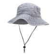 thumbnail image 1 of Extra Big Size Fishing Hats - Grey XL-2XL, 1 of 5