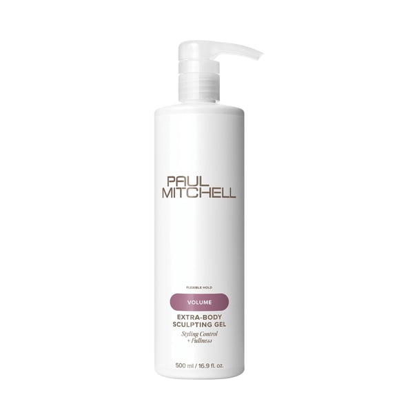 Paul Mitchell Extra-Body Sculpting Gel, Adds Fullness + Styling Control, For Fine Hair 16.9 FLOZ