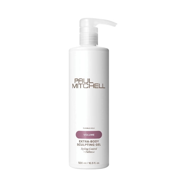 Paul Mitchell Extra-Body Sculpting Gel, Adds Fullness + Styling Control, For Fine Hair 16.9 FLOZ