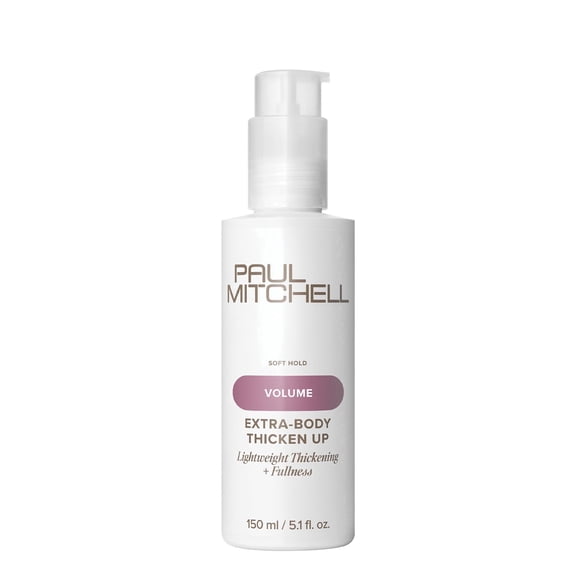 Paul Mitchell Extra-Body Thicken Up Styling Liquid, Lightweight Formula, Adds Fullness, For Fine Hair 5.1 FL OZ