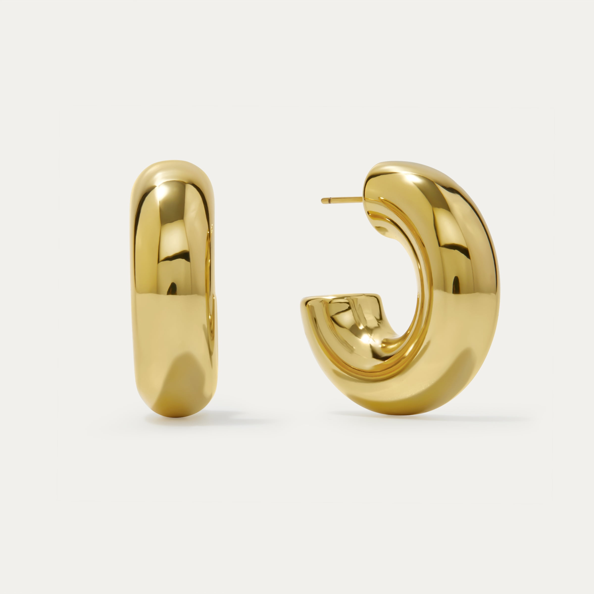 Extra Bold Hoop Earrings - Walmart.com