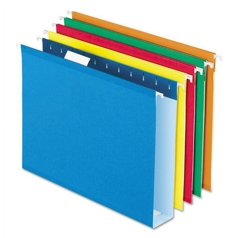 Extra Capacity Reinforced Hanging File Folders with Box Bottom, 2