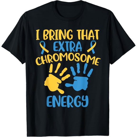 Extra Chromosome Down Syndrome Shirt Kids Funny Trisomy 21 T-Shirt